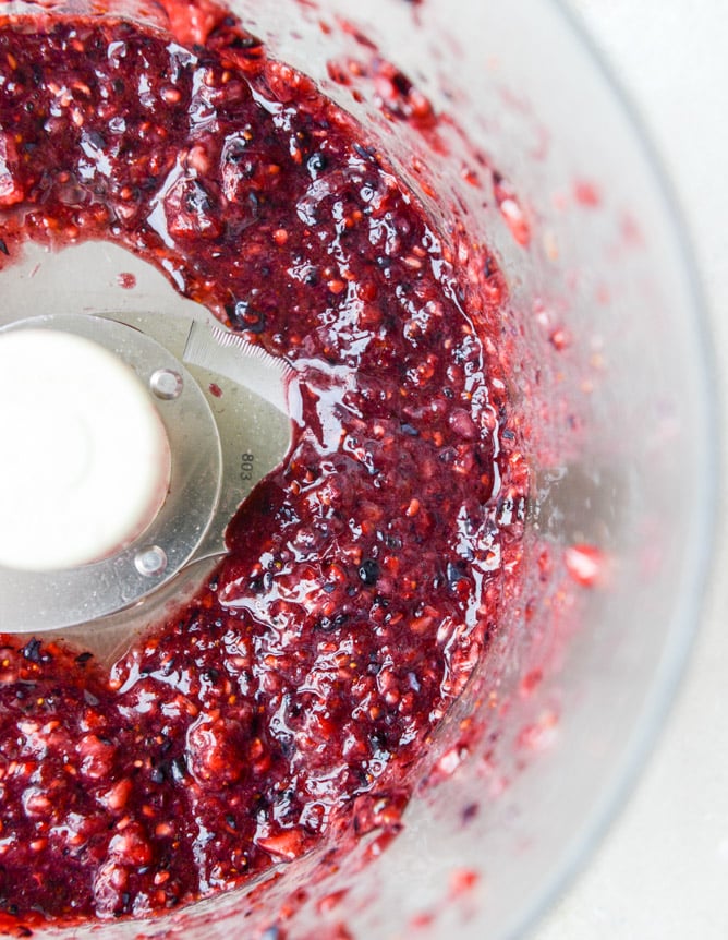 summer fruit parfaits with brown butter shortbread and coconut cream I howsweeteats.com