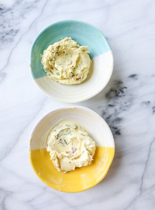 grilled corn with sweet + spicy mustard compound butter I howsweeteats.com