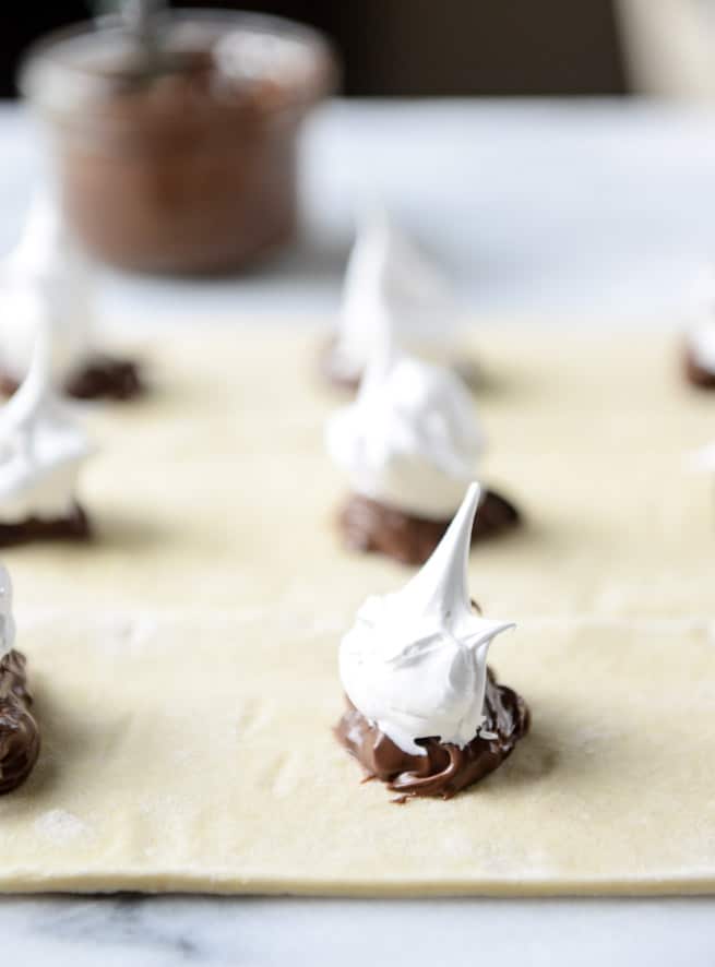 nutella s'mores puff pastry pop tarts I howsweeteats.com