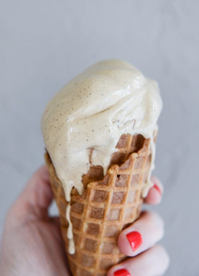 vietnamese iced coffee ice cream I howsweeteats.com
