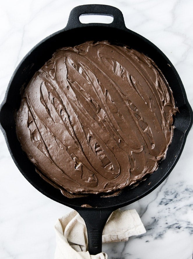 fresh pineapple zucchini skillet cake I howsweeteats.com