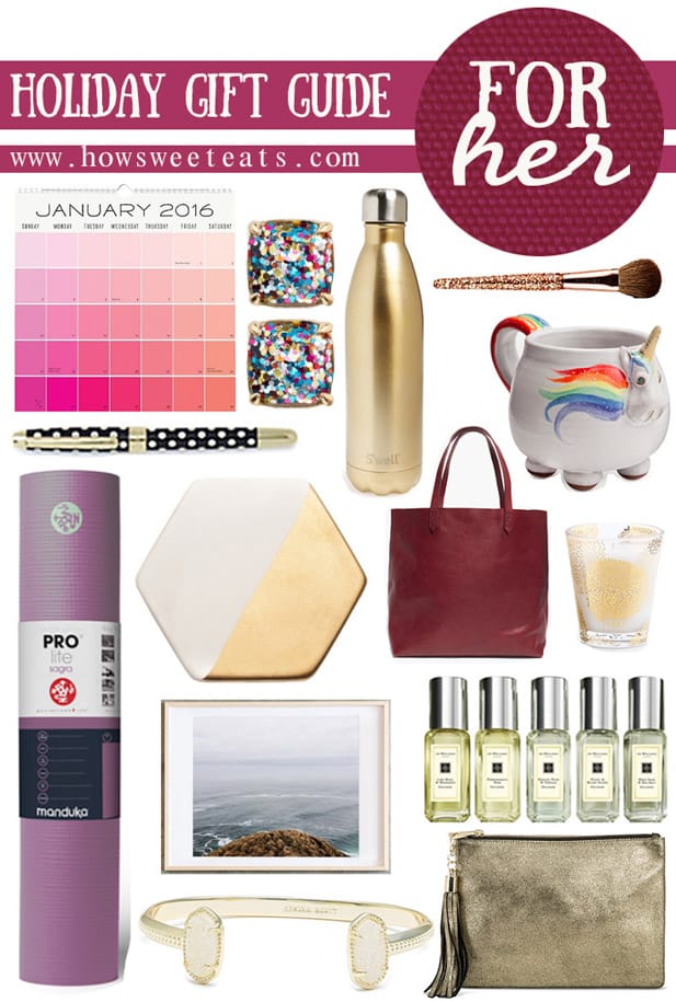 holiday gift guide for her I howsweeteats.com