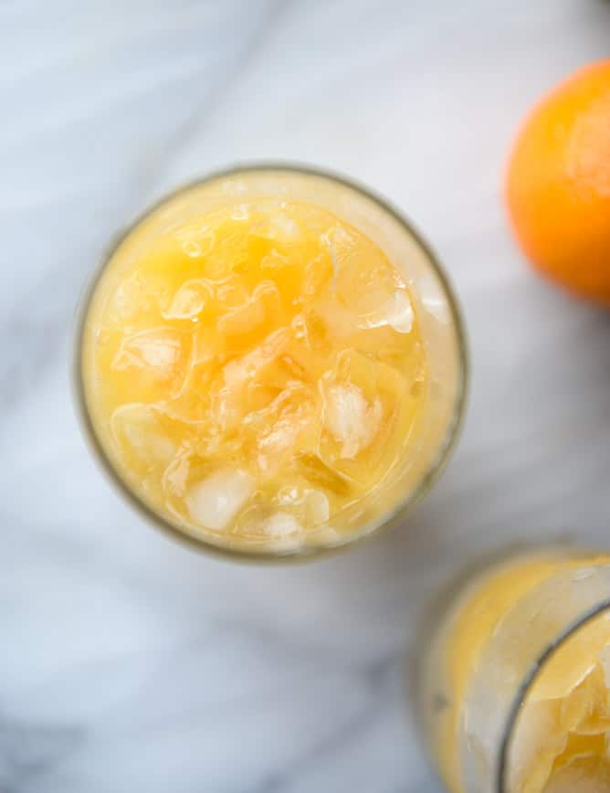 clementine cream soda I howsweeteats.com