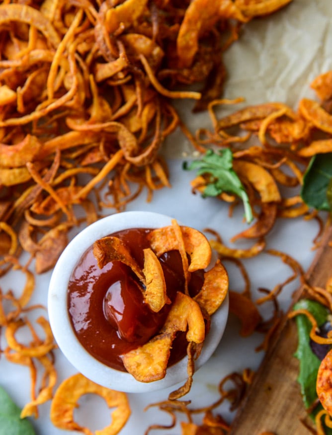 BBQ havarti burgers with sweet potato curly fries I howsweeteats.com