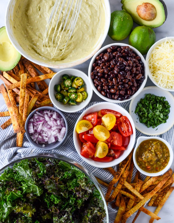 crunchy taco kale salad I howsweeteats.com