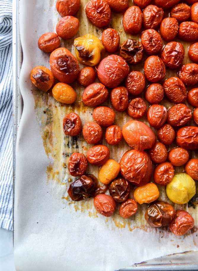 roasted vegetable lasagna with burrata I howsweeteats.com