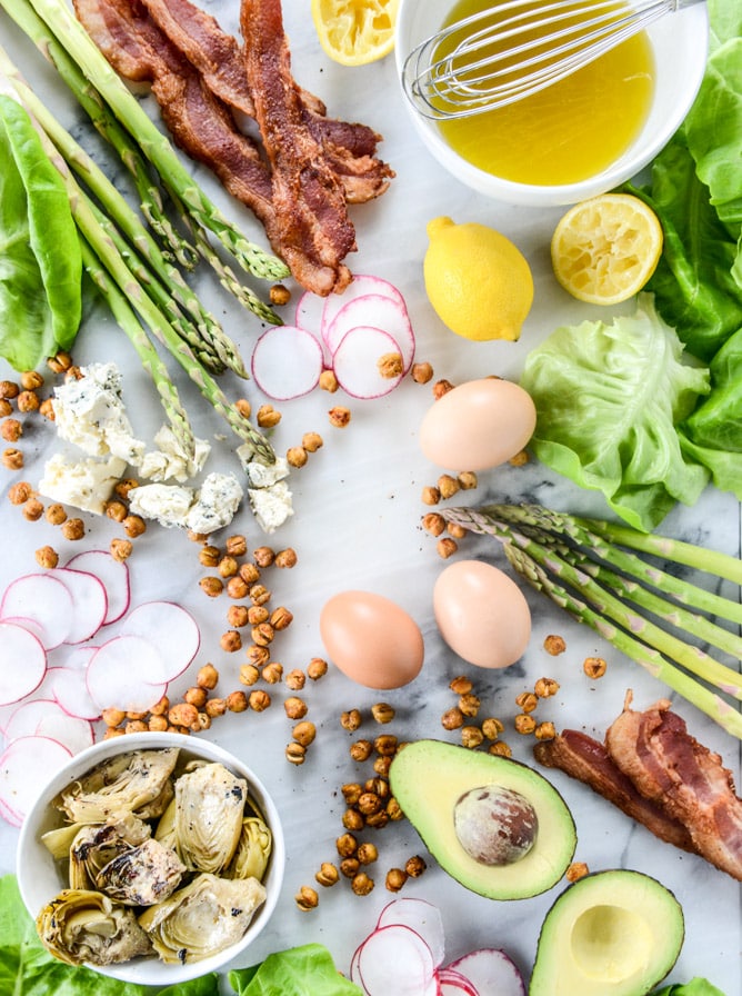 springtime cobb salad I howsweeteats.com