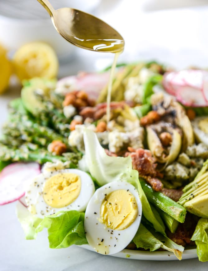 springtime cobb salad I howsweeteats.com