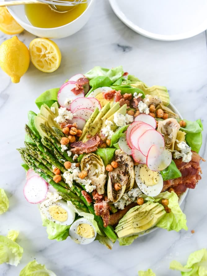springtime cobb salad I howsweeteats.com