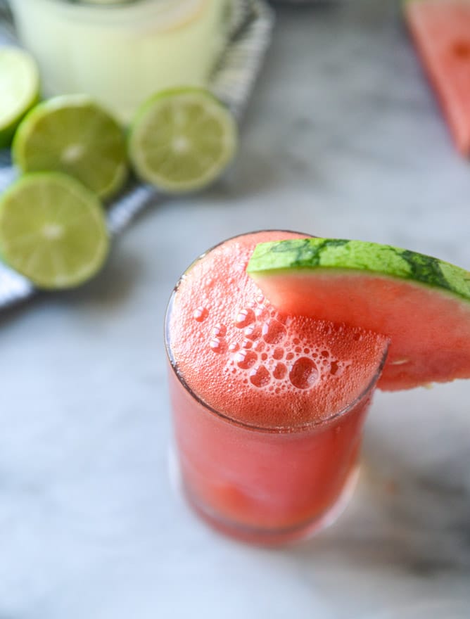 how to make a watermelon shandy I howsweeteats.com