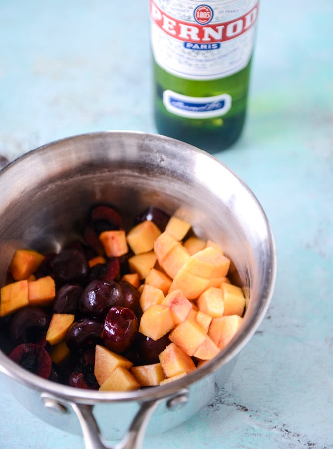 puff pastry pop tarts with goat cheese and cherry peach chutney I howsweeteats.com