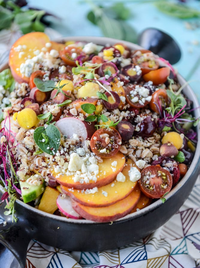 summer grain bowls I howsweeteats.com