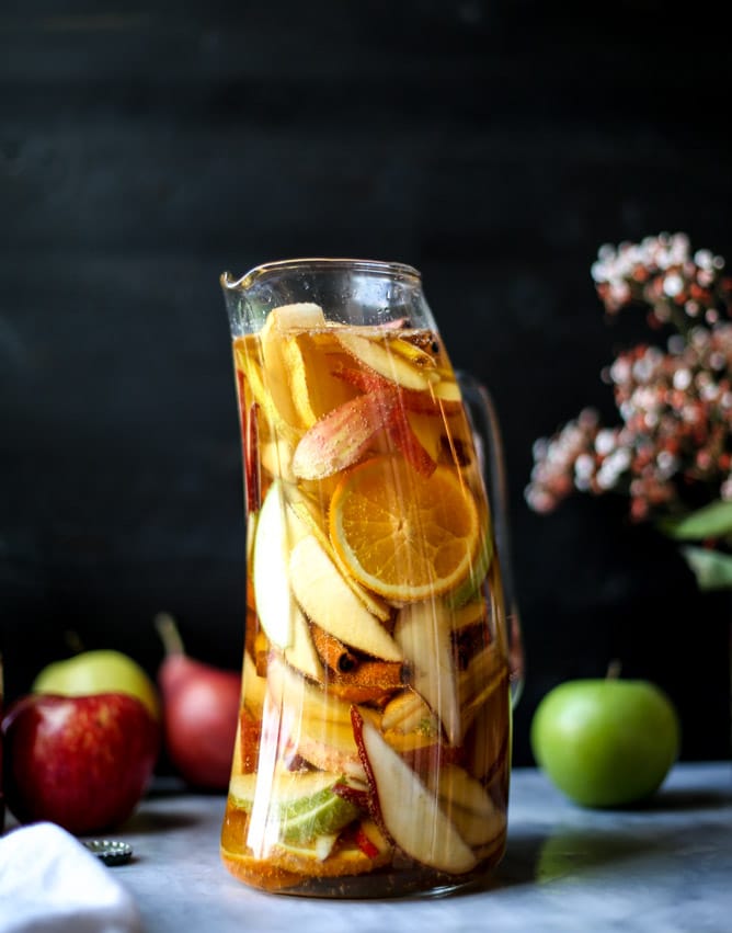 cider beer sangria I howsweeteats.com