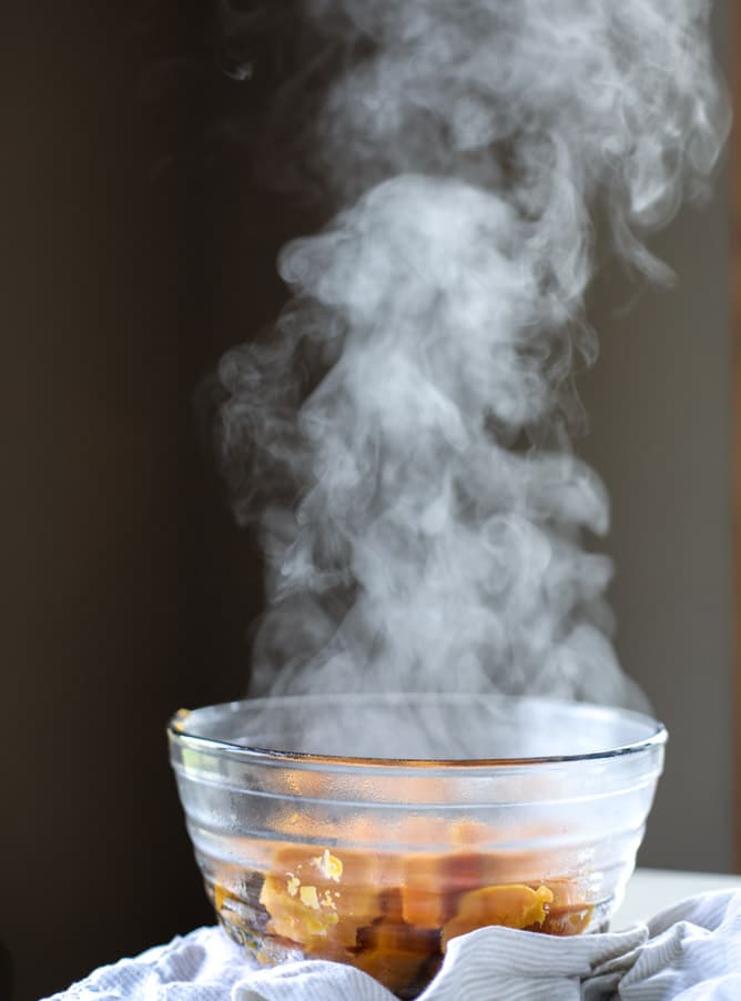 savory sweet potato casserole I howsweeteats.com