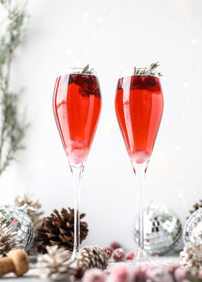 christmas morning mimosas I howsweeteats.com