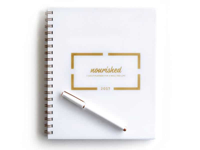 12 days of christmas I nourished planner giveaway I howsweeteats.com