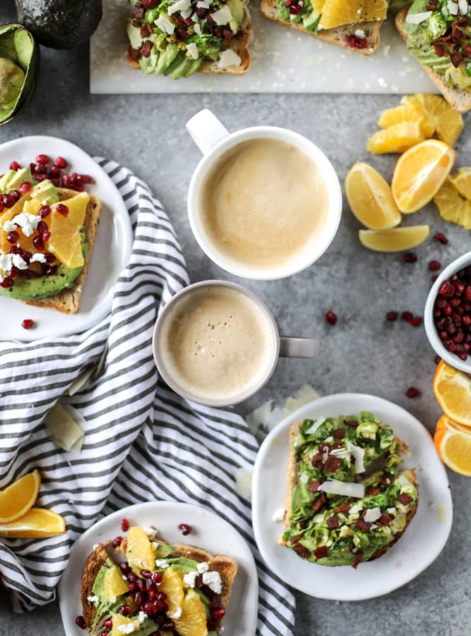 winter avocado toast, two ways + a video I howsweeteats.com