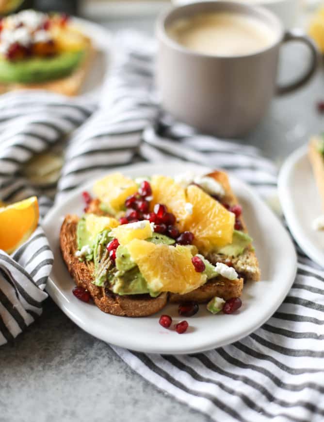 winter avocado toast, two ways + a video I howsweeteats.com