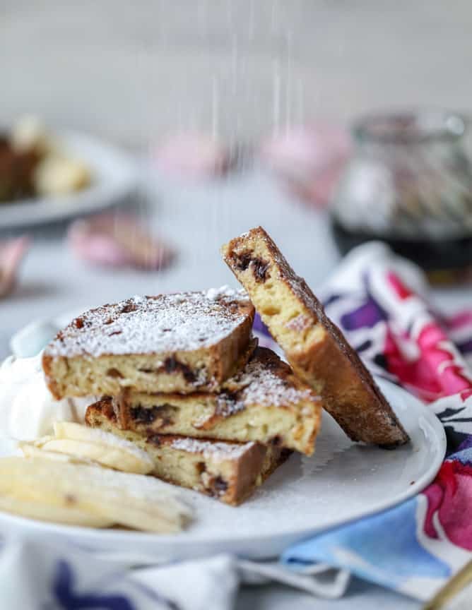 irish soda bread french toast I howsweeteats.com
