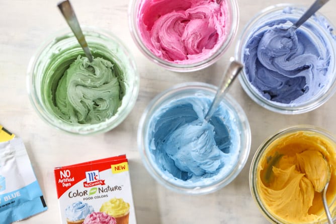 olive oil cupcakes with mascarpone buttercream I howsweeteats.com