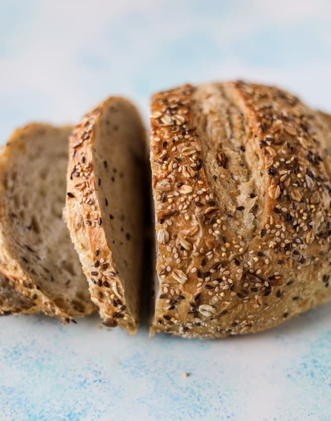 roasted pineapple ricotta toast I howsweeteats.com