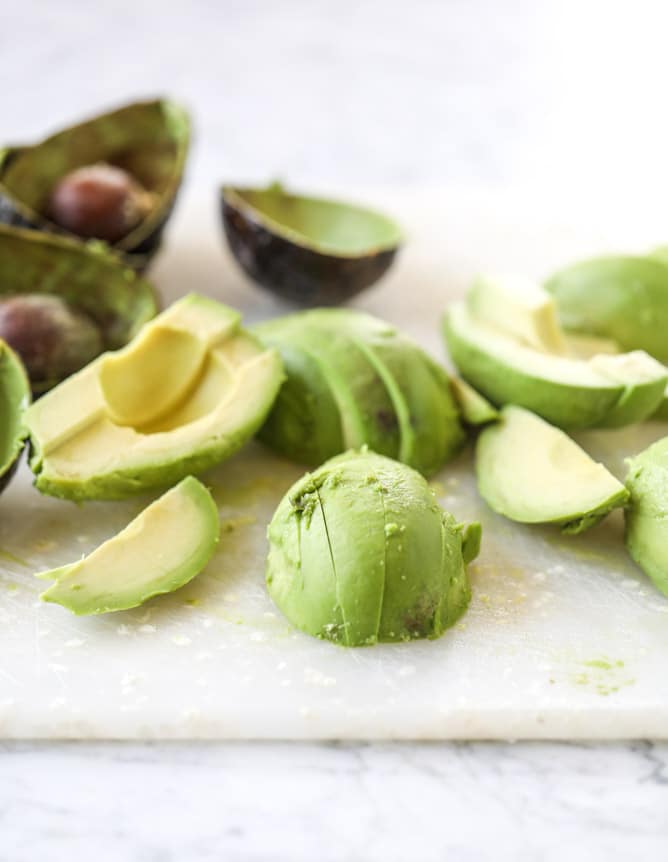 crispy beer battered avocado tacos I howsweeteats.com
