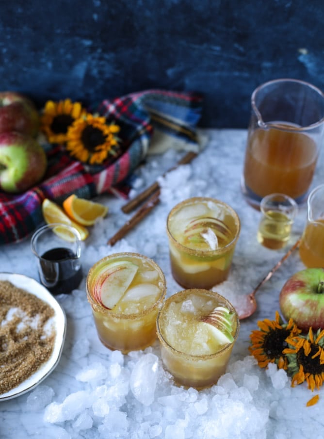 maple honeycrisp margarita I howsweeteats.com