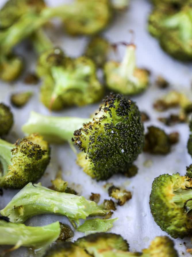 roasted broccoli gruyere cheese soup I howsweeteats.com