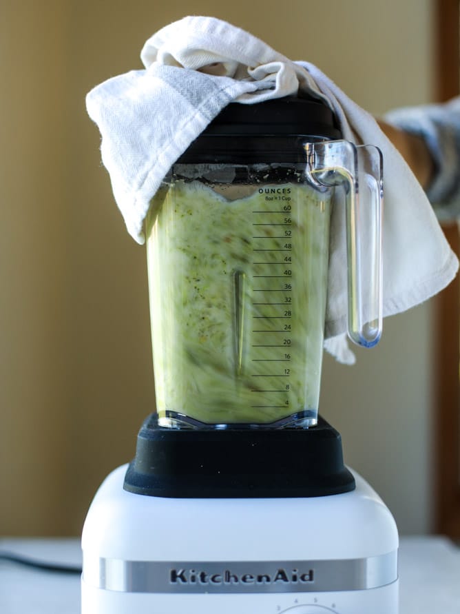 roasted broccoli gruyere cheese soup I howsweeteats.com