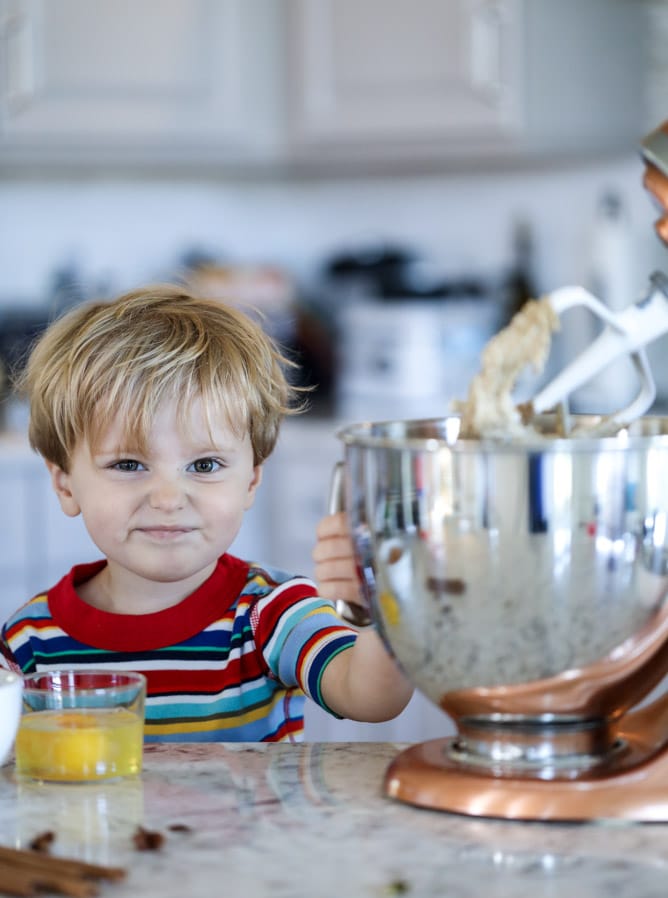 pumpkin coffee cake with chai ice cream I howsweeteats.com