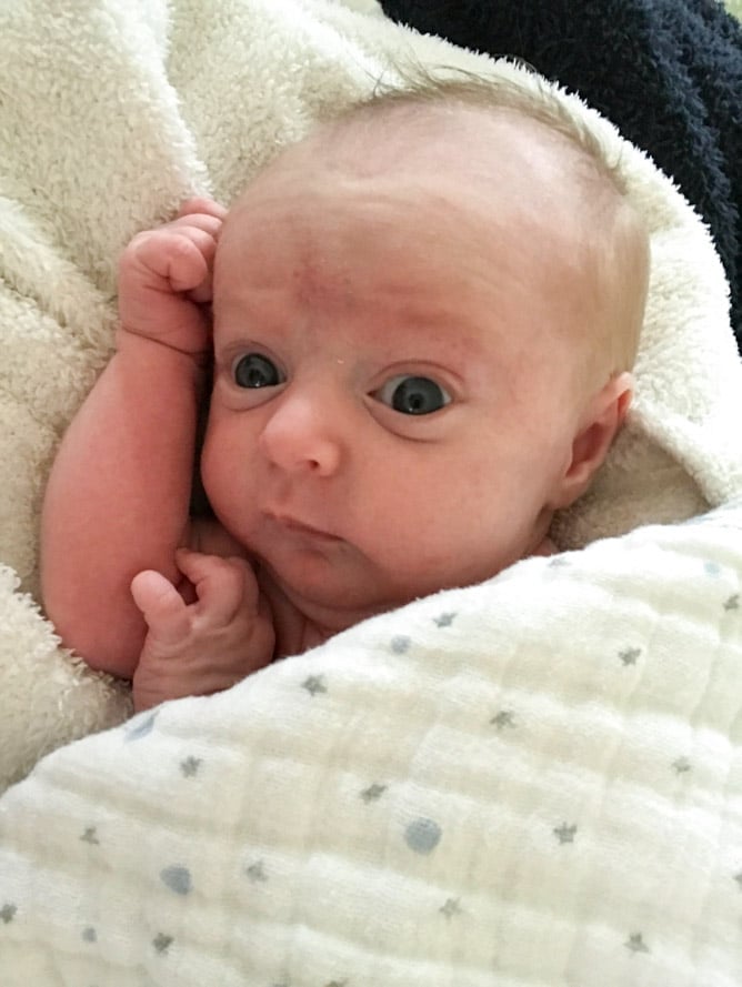 emilia at 4 weeks I howsweeteats.com