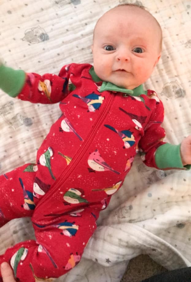 emilia at 6 weeks I howsweeteats.com