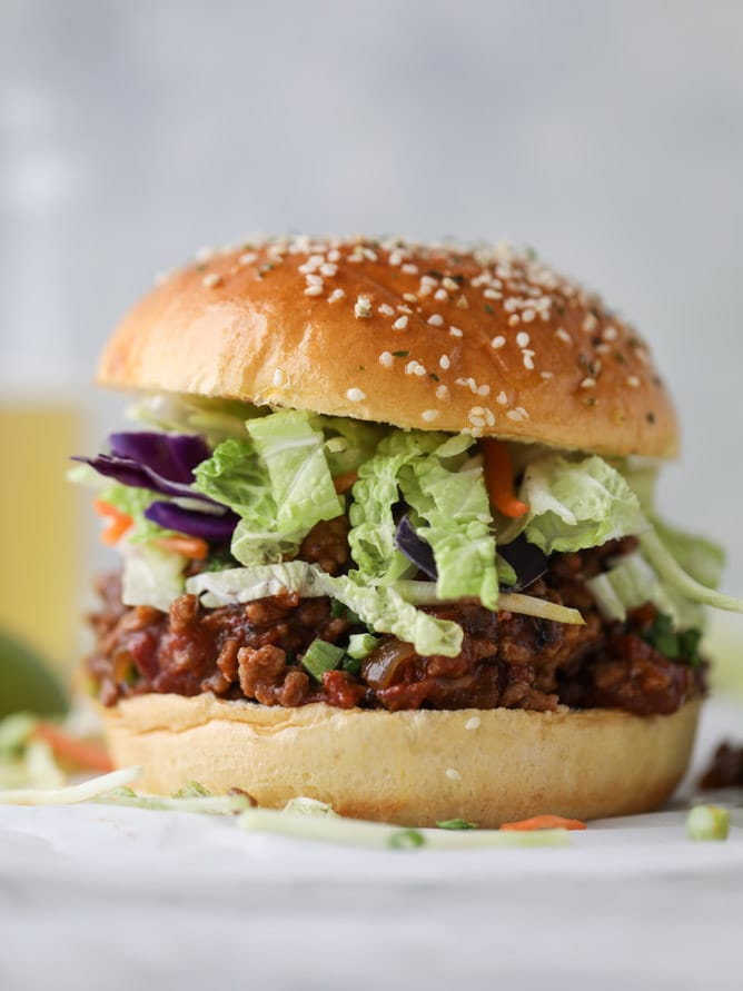 asian style sloppy joes I howsweeteats.com #sloppyjoes #recipes