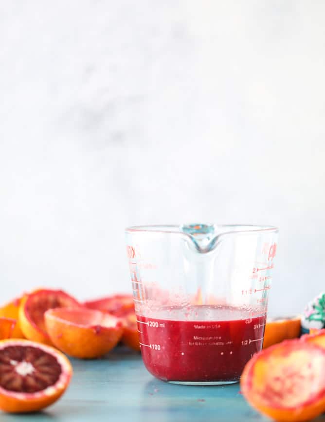 spicy blood orange beergaritas I howsweeteats.com #beer #margaritas #beergaritas #cocktails #bloodorange