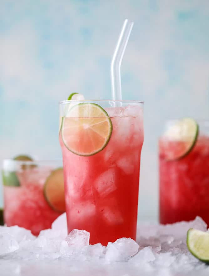 blood orange coolers I howsweeteats.com #bloodorange #mocktails #coconutwater #drinks