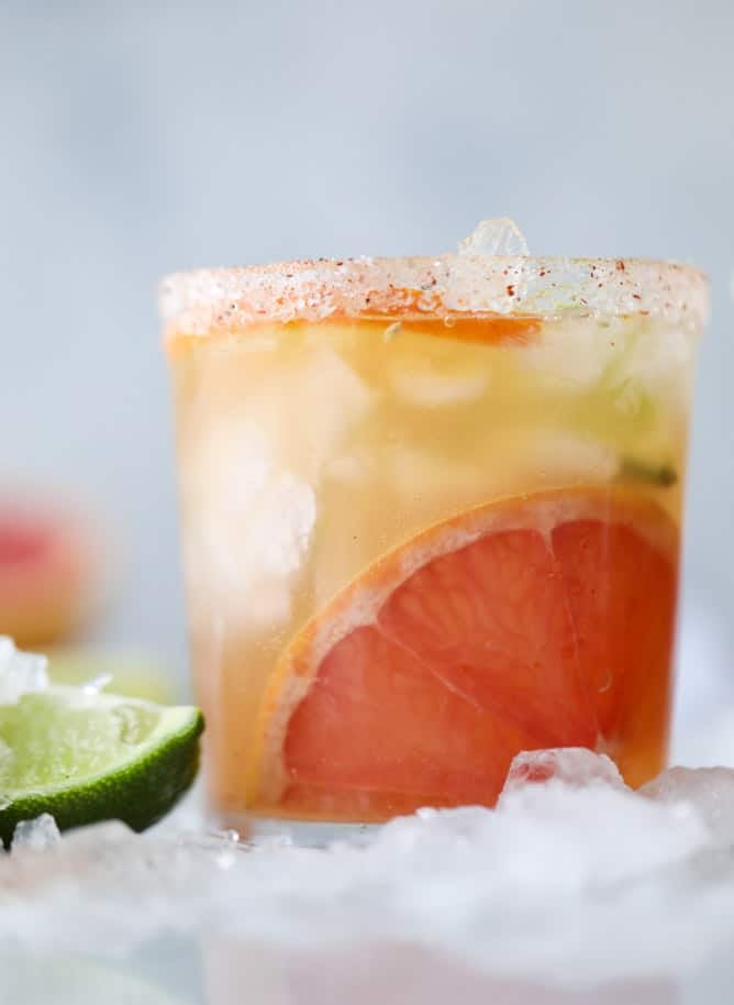 kombucha mocktail - triple citrus kombucha fizz I howsweeteats.com #mocktail #kombucha #citrus #grapefruit