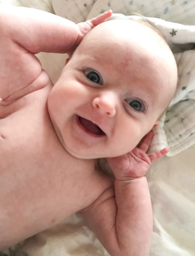 emilia at 12 weeks I howsweeteats.com