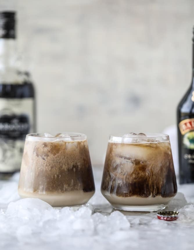 root beer rum creams I howsweeteats.com #rootbeer #cocktails #baileys #irishcream #rum