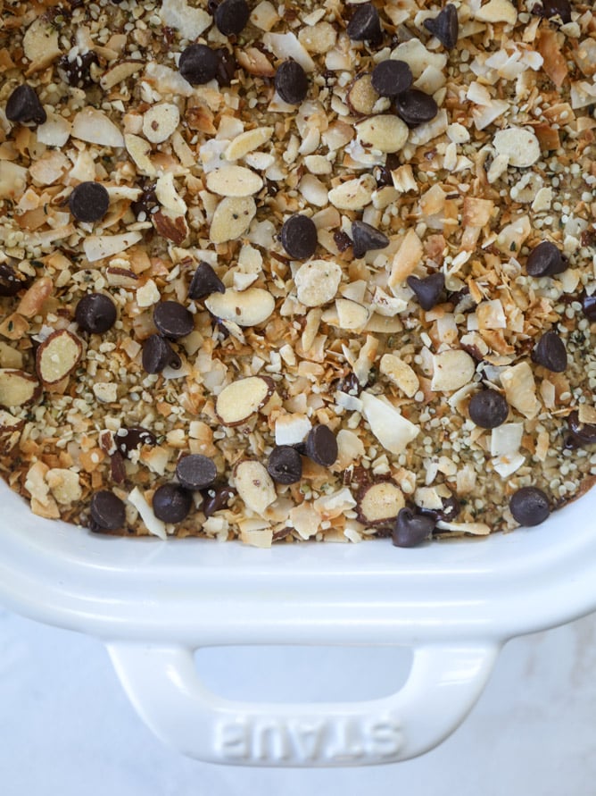 best ever baked oatmeal I howsweeteats.com #baked #oatmeal #breakfast #brunch