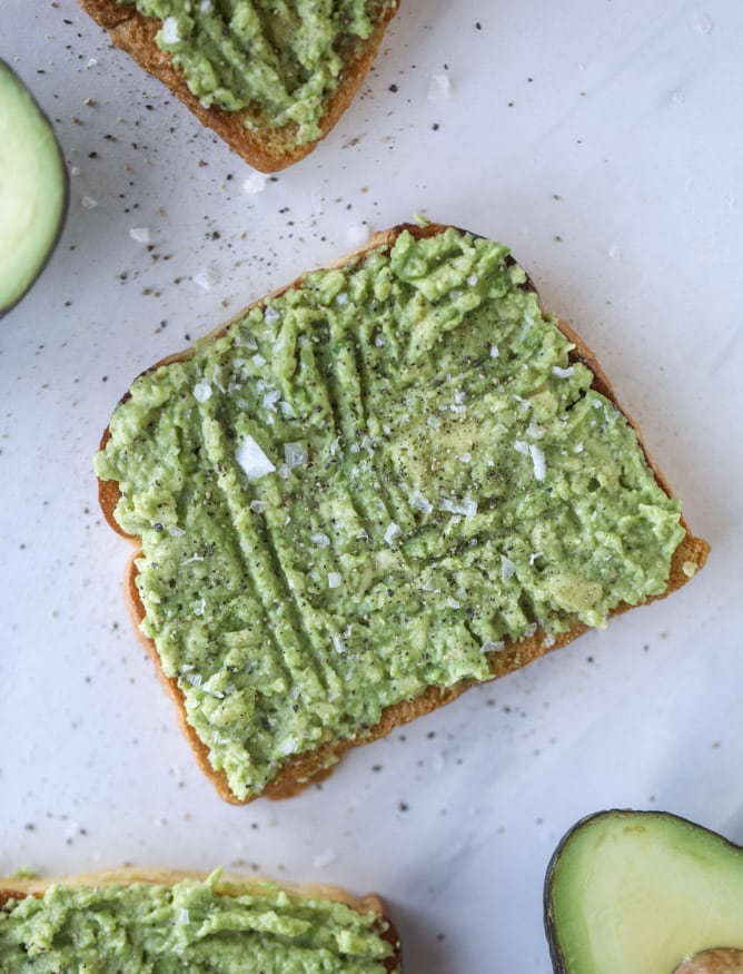 shaved egg avocado toast I howsweeteats.com #avocado #toast #egg #breakfast