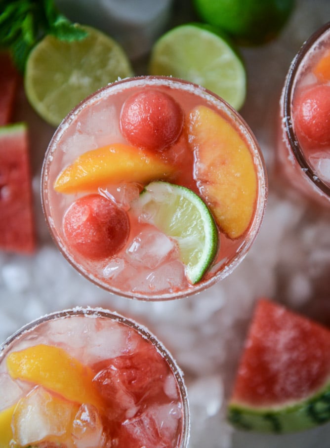favorite spring cocktails I howsweeteats.com #spring #cocktails #drinks #strawberries #rose
