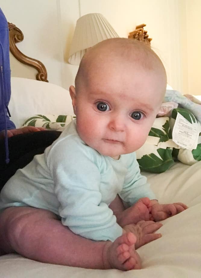 life with emilia at 6 months I howsweeteats.com