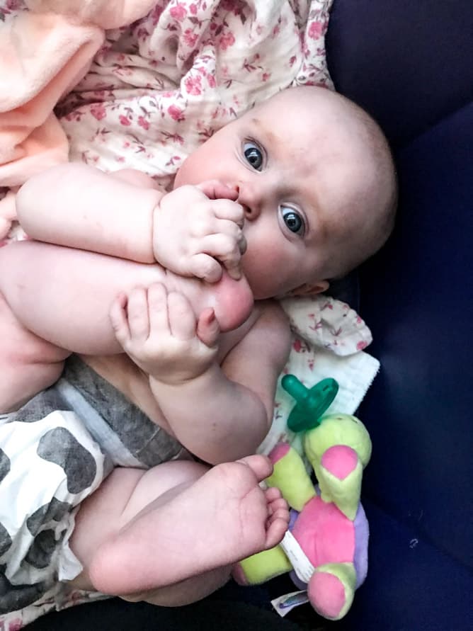 life with emilia at 6 months I howsweeteats.com