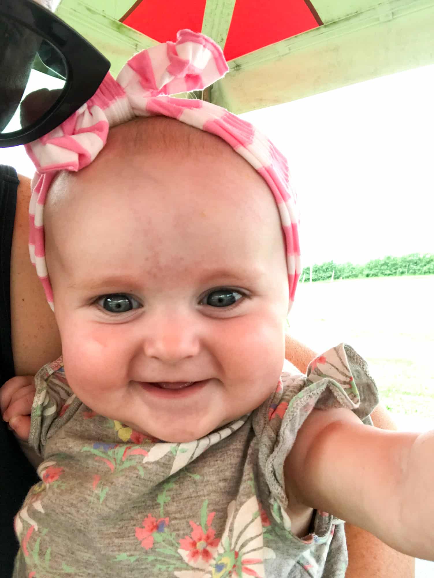 emilia at 7 months I howsweeteats.com