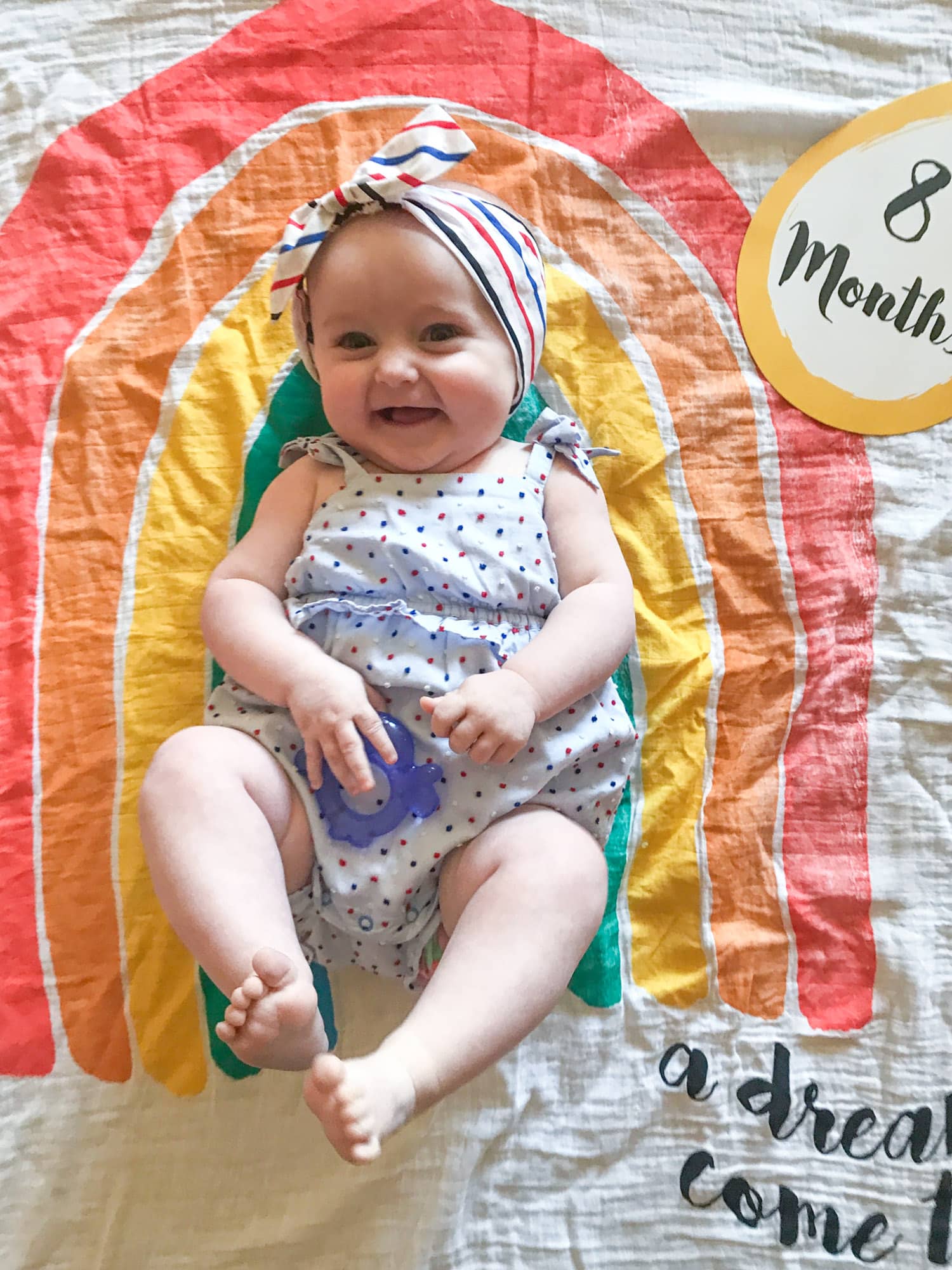 emilia at 8 months I howsweeteats.com