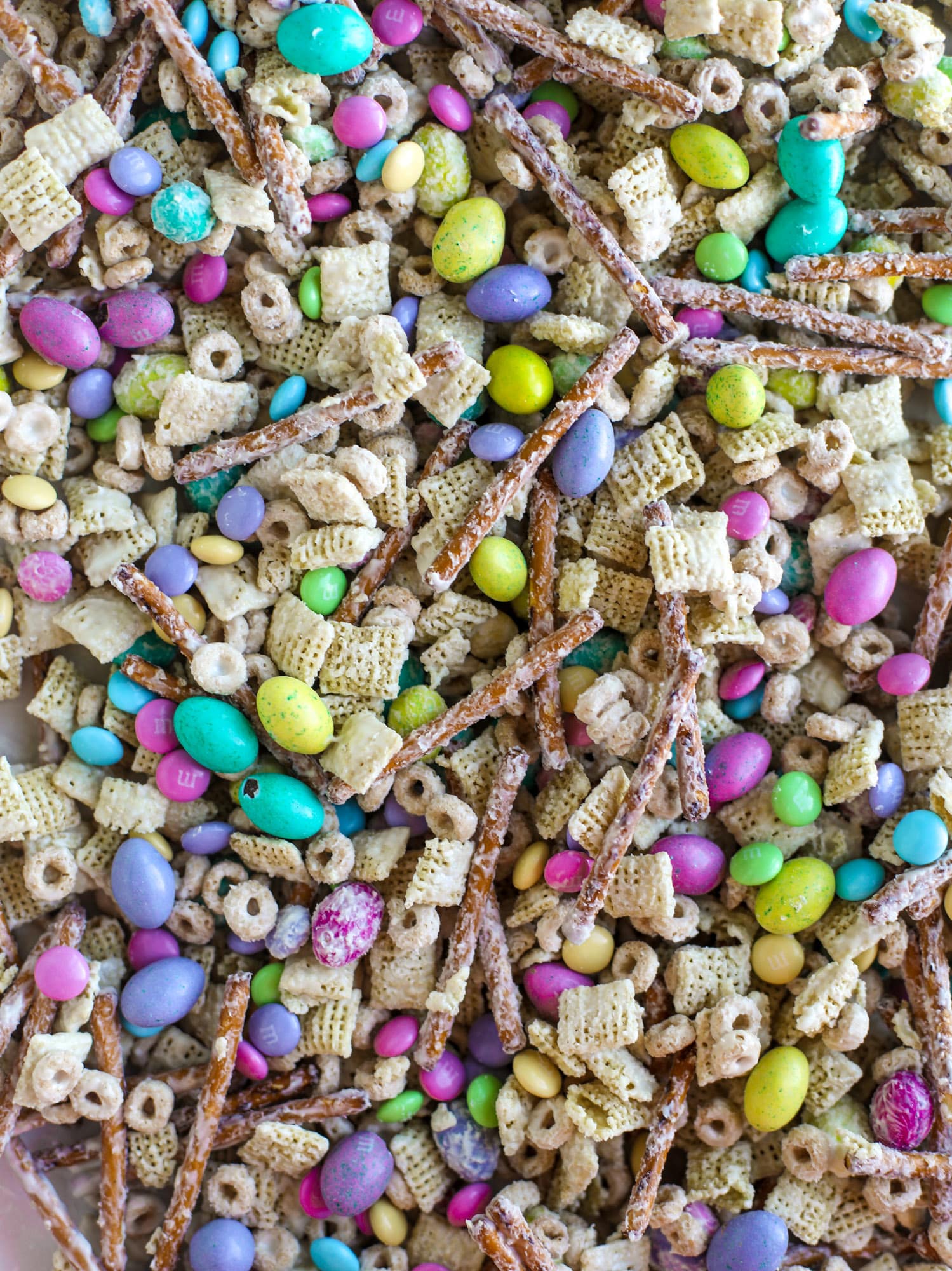 sheet pan easter snack mix
