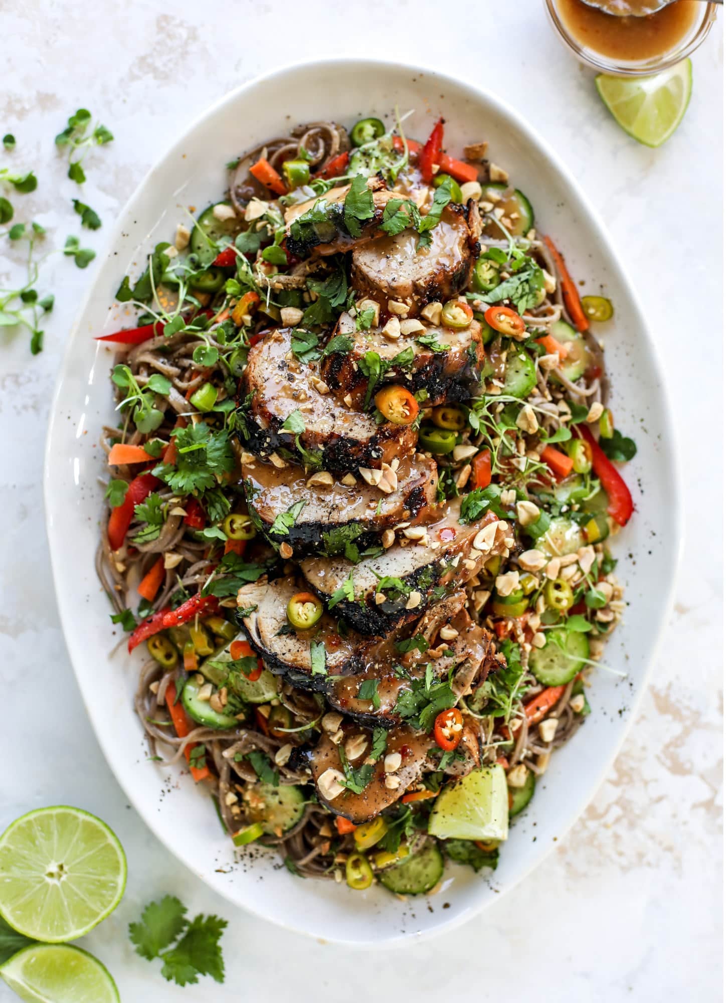 grilled thai pork tenderloin