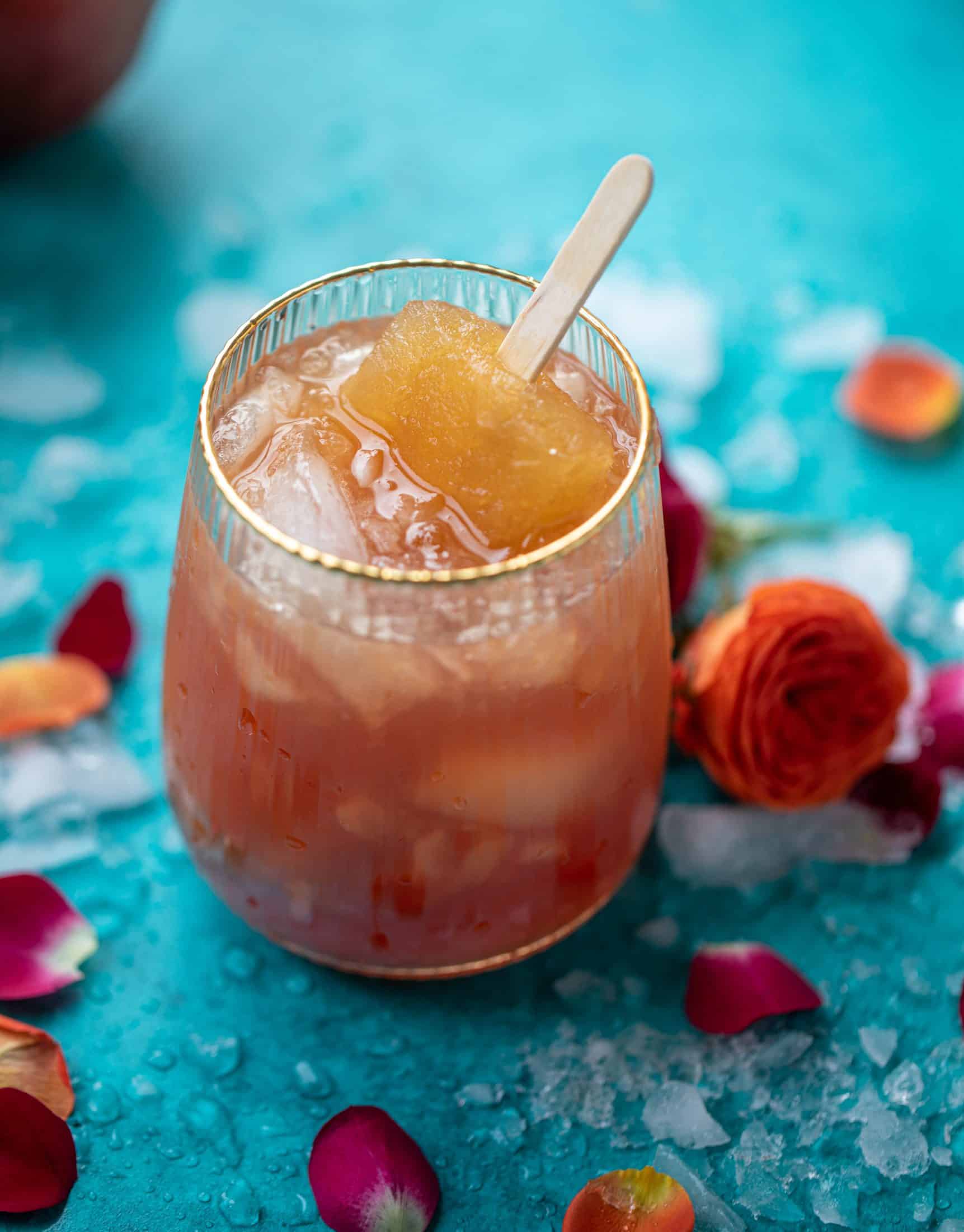 This apple cider punch recipe has tons of fall flavor! Apple cider, aperol, pomegranate soda and prosecco come together to create a bubbly treat!