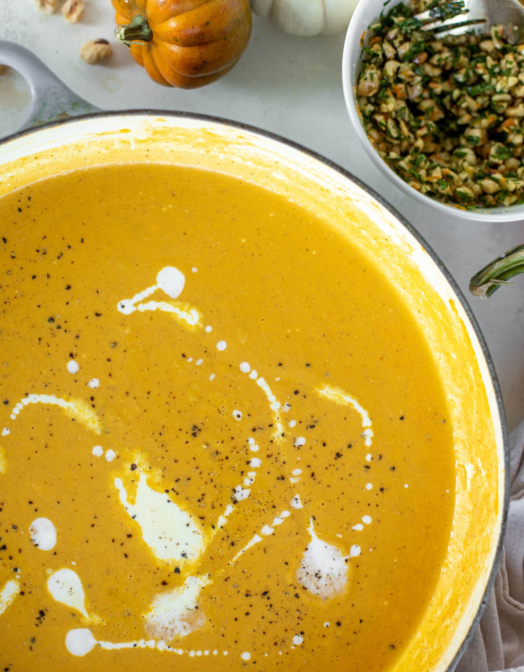 cream of pumpkin soup