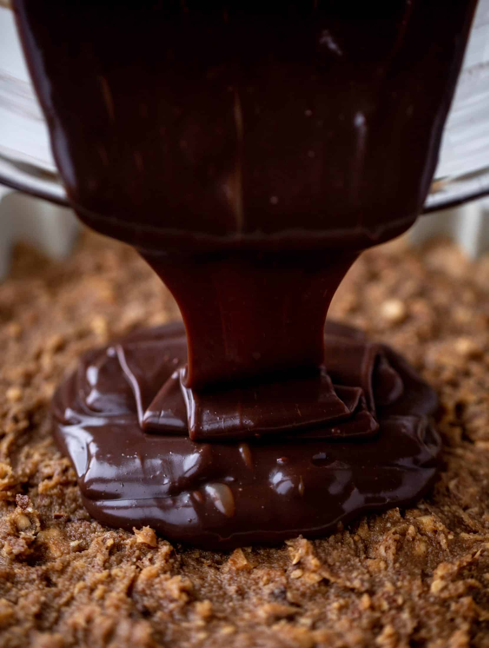 chocolate ganache pour